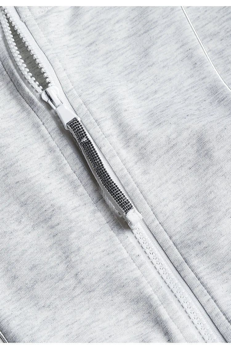 Cozy Luxe! Serathinan Women's Combed Cotton Hoodie – Zip-Up, Loose Fit, Essential for Autumn/Winter Style