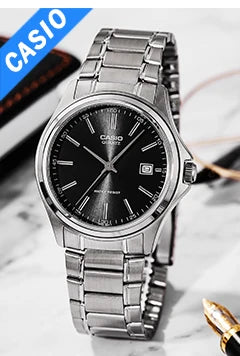 Top Brand Luxury! Casio MTP-1374 Quartz Watch – 50M Water Resistant, Multi-Hand Analog Display for Business & Military Style