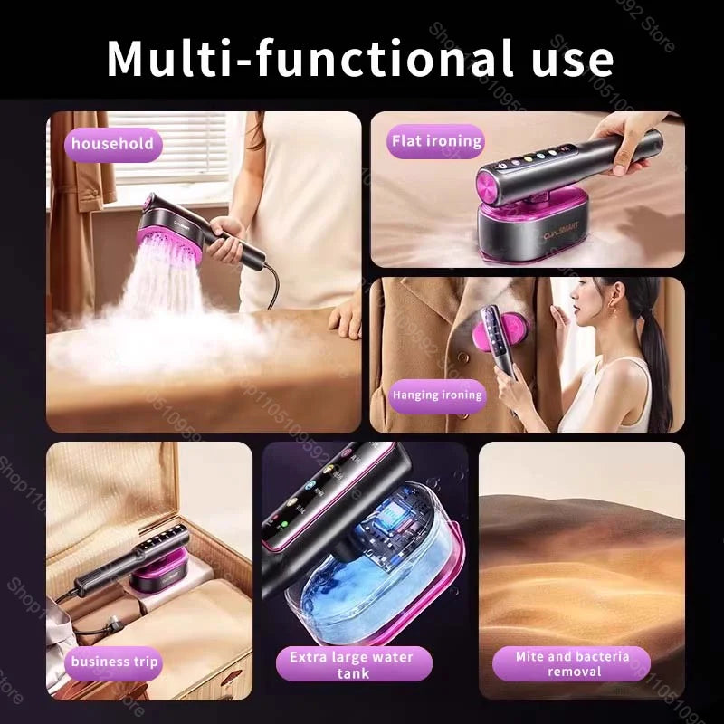 Portable Handheld Steam Iron – Fast Heat, 5-Speed, Travel-Ready