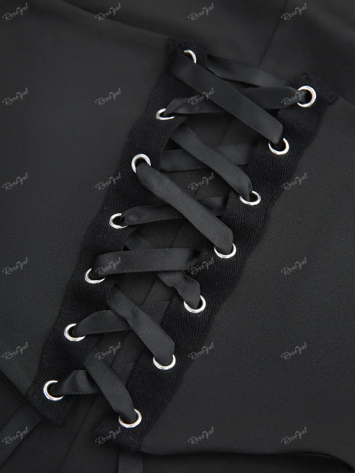 Flattering Flare! ROSE GAL Plus Size High Stretch Split Pants – Lace Trim, Adjustable Lace-Up Detail, Perfect Comfort