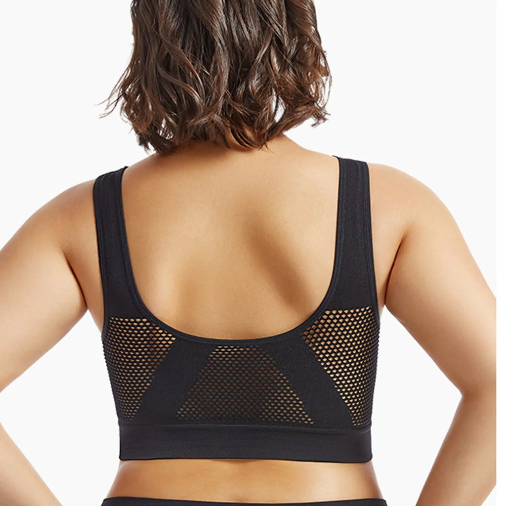 Beautiful Back Design! High-Strength Sports Bra – Shockproof Running Fitness, Soft Support Anti-Sagging Yoga Vest