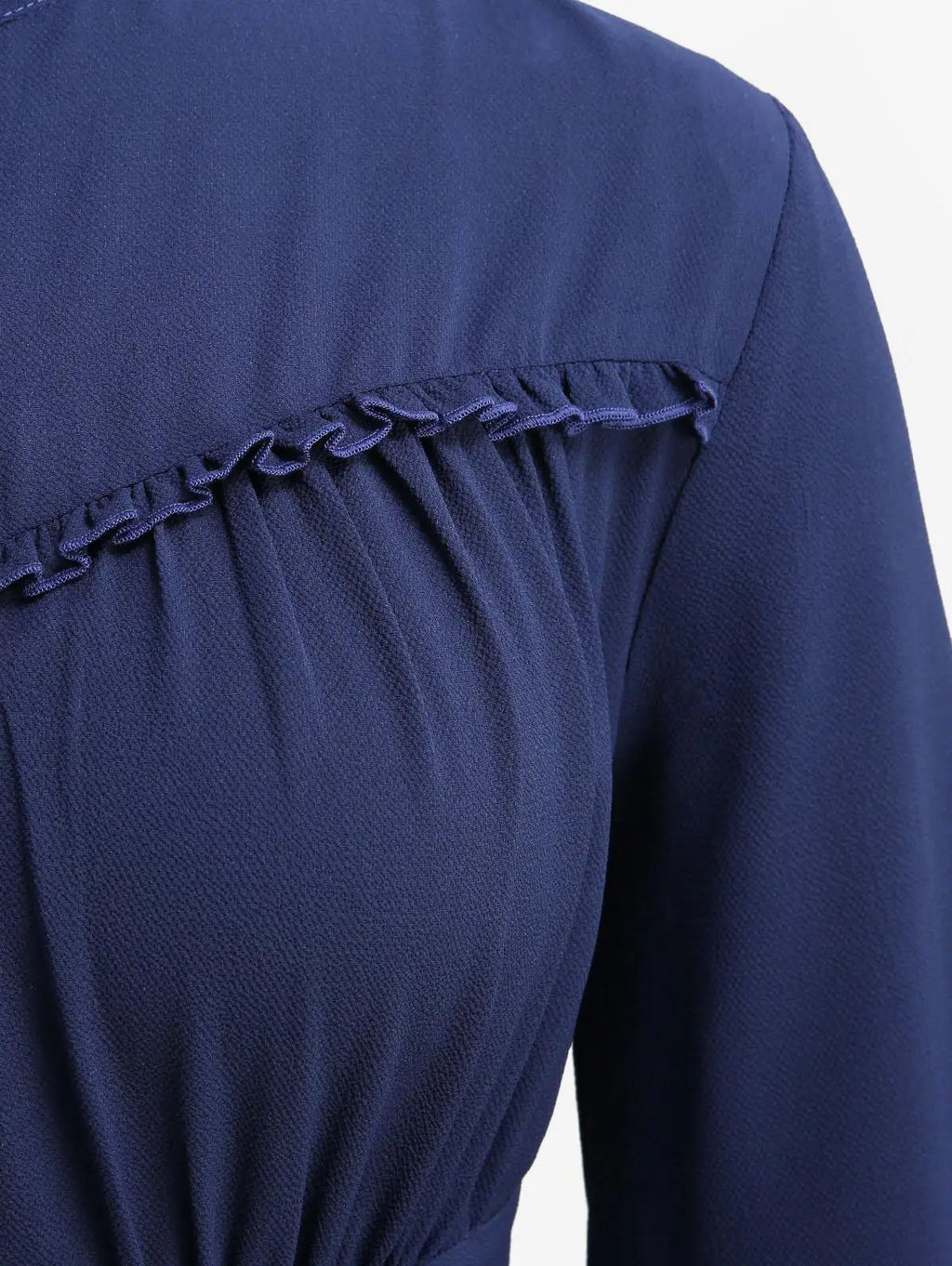 High Street Chic! ROSE GAL Plus Size A-Line Midi Dress – Autumn Elegance with Stand Collar and Button Detail