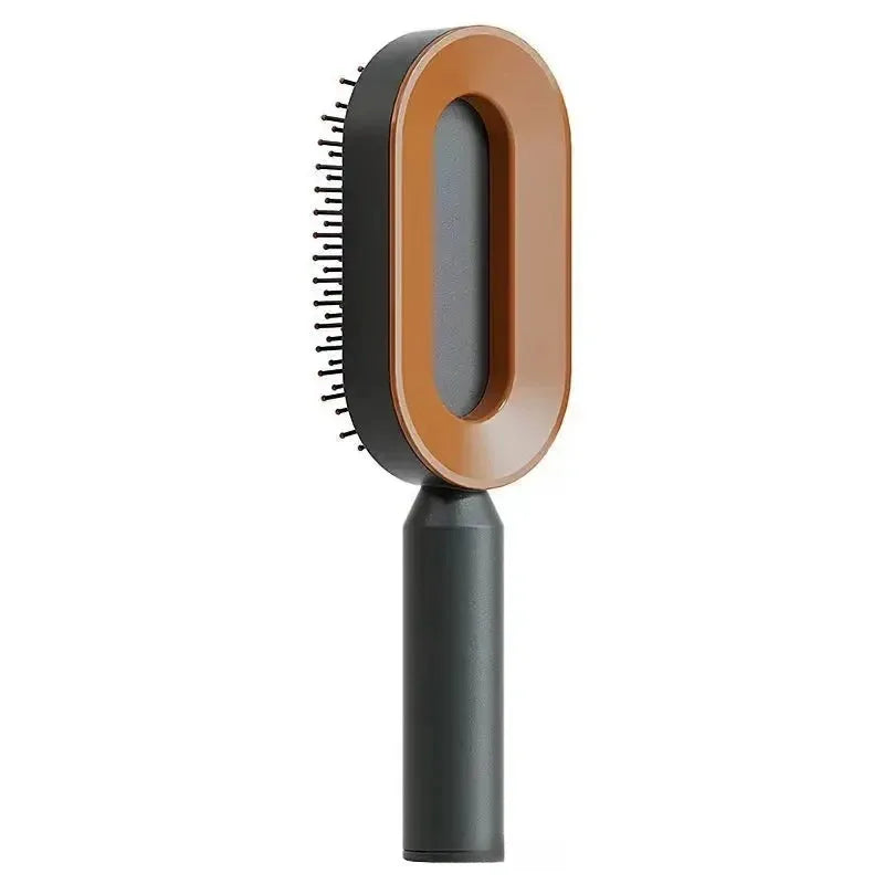 Self-Cleaning Scalp Massage Hair Brush – 3D Air Cushion Detangling Comb