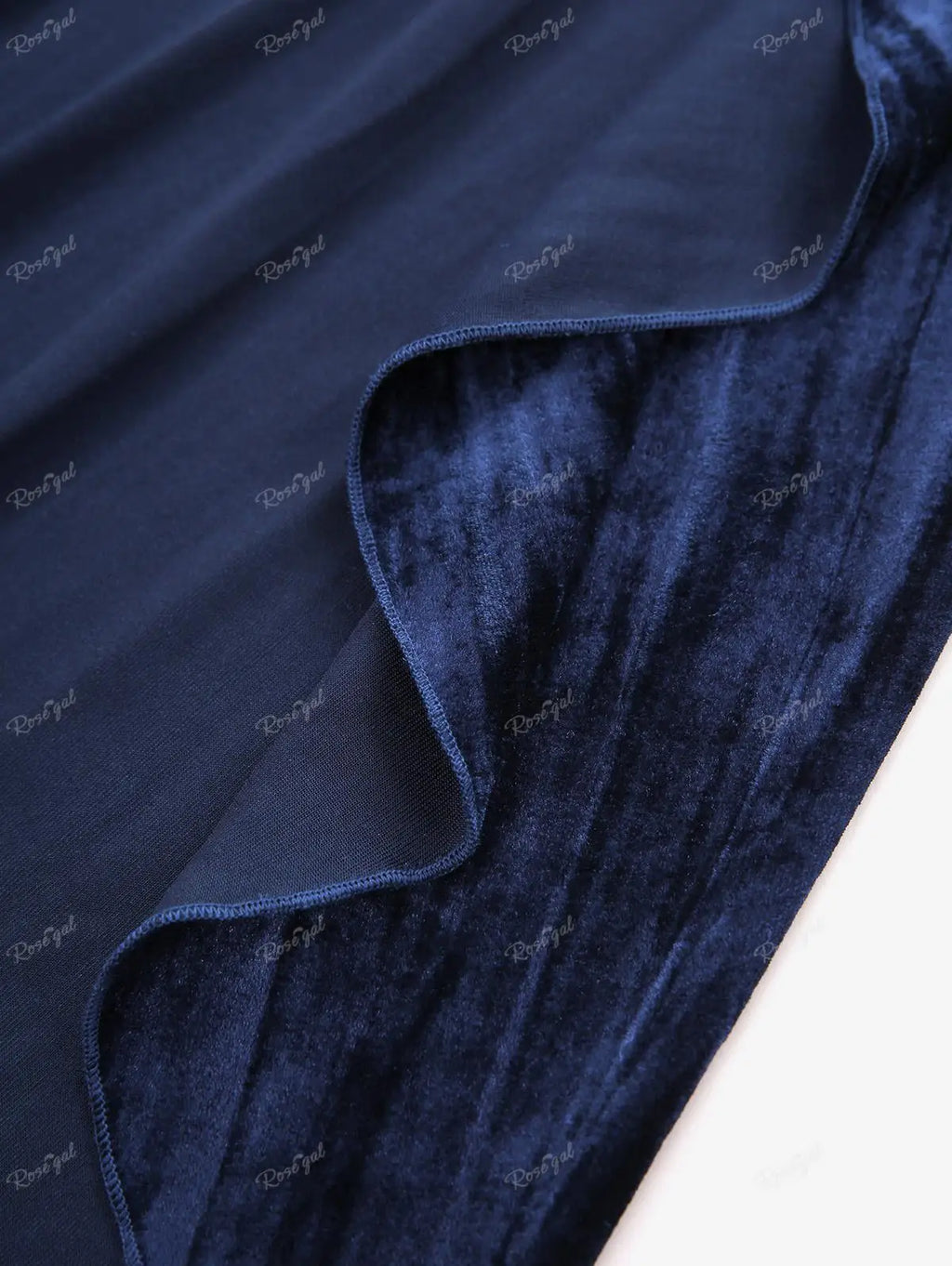 Y2K Revival! ROSE GAL Plus Size Asymmetric Velvet Flare Pants – High-Low Ruffles, Elastic Waist, Perfect for Night Out