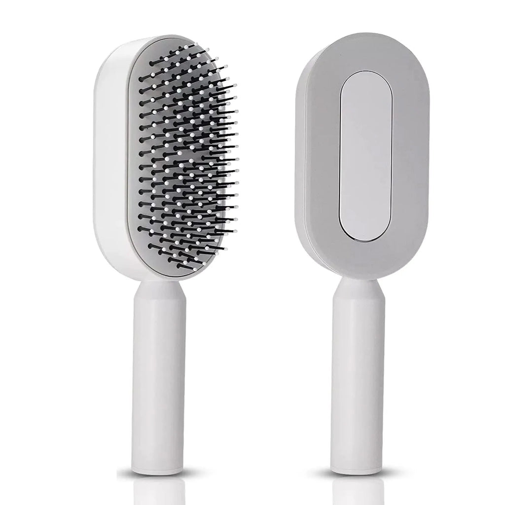 Self-Cleaning Scalp Massage Hair Brush – 3D Air Cushion Detangling Comb