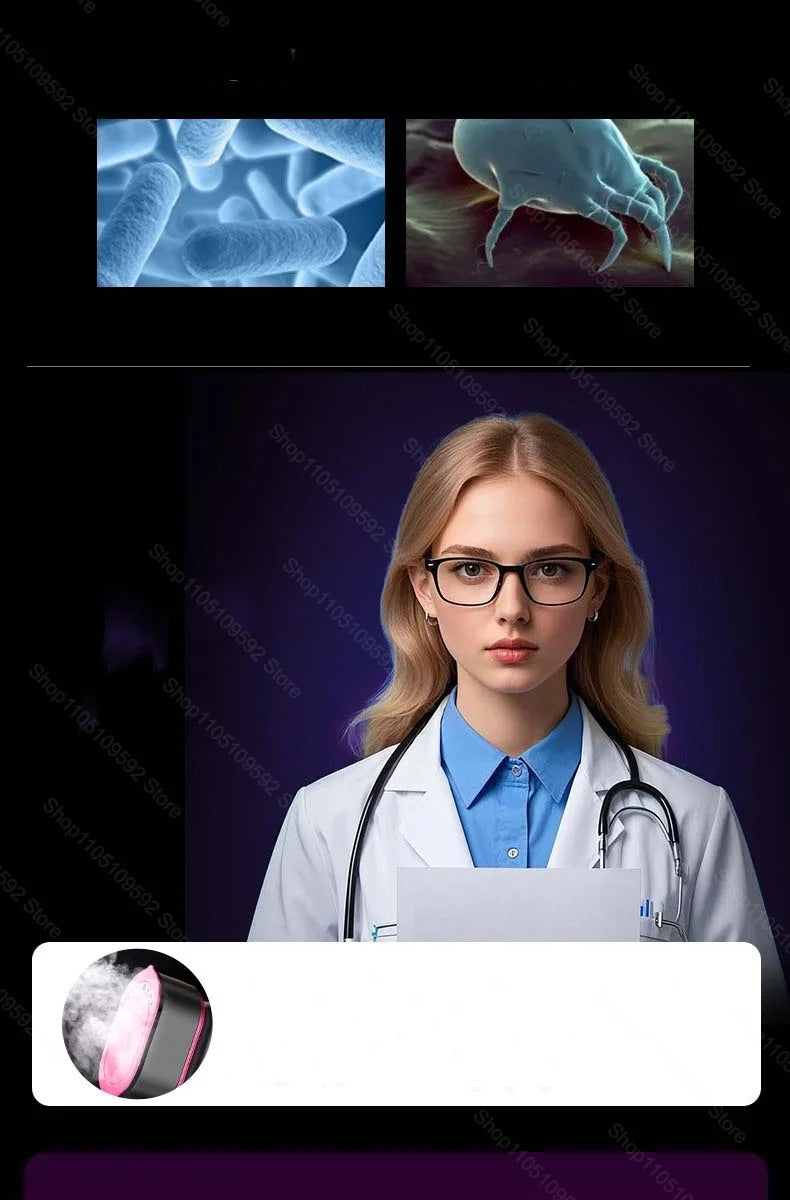 Portable Handheld Steam Iron – Fast Heat, 5-Speed, Travel-Ready