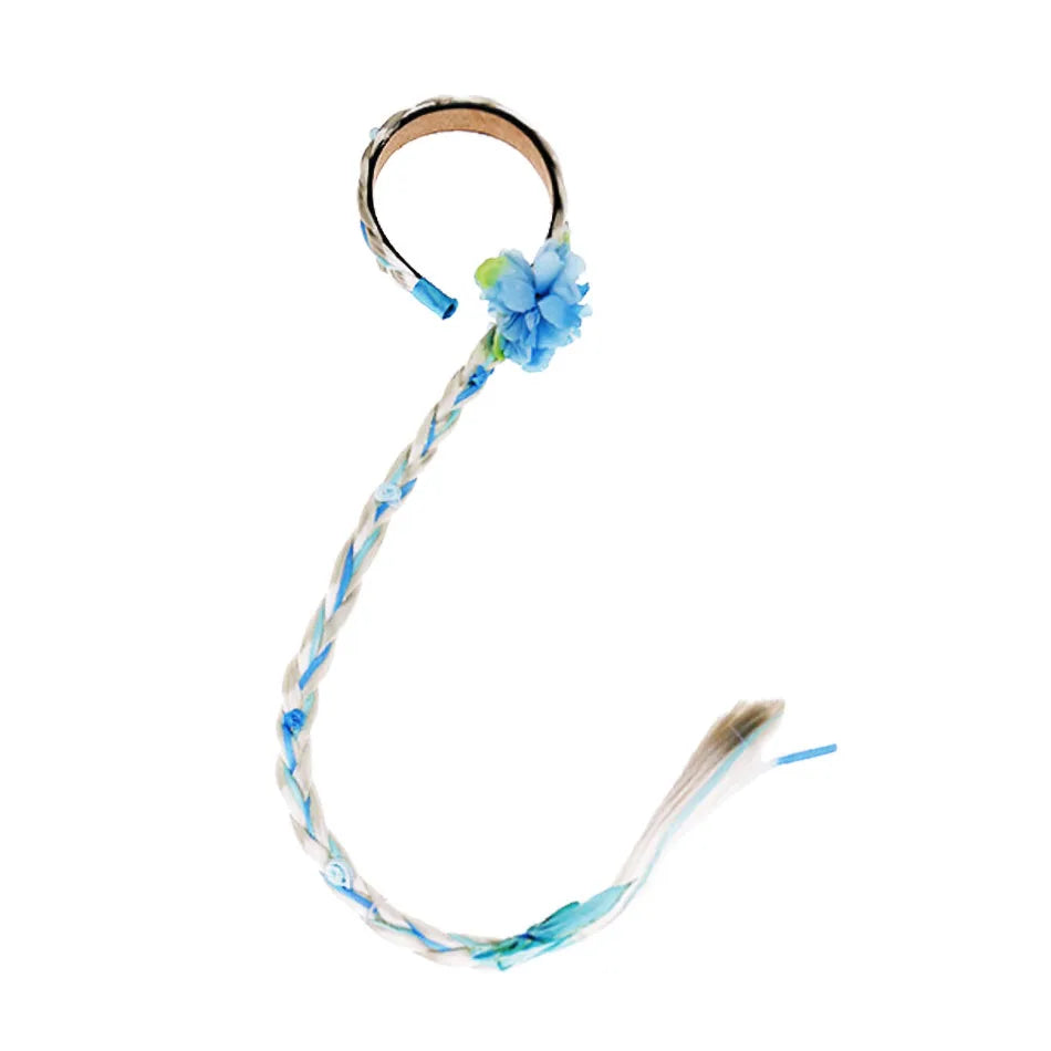 Dreamy Performance Gown! Little Girls' Cinderella Cosplay Dress – Blue Princess, Appliques & Bubble Sleeves