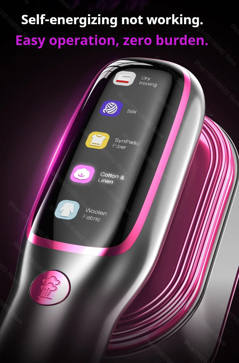 Portable Handheld Steam Iron – Fast Heat, 5-Speed, Travel-Ready