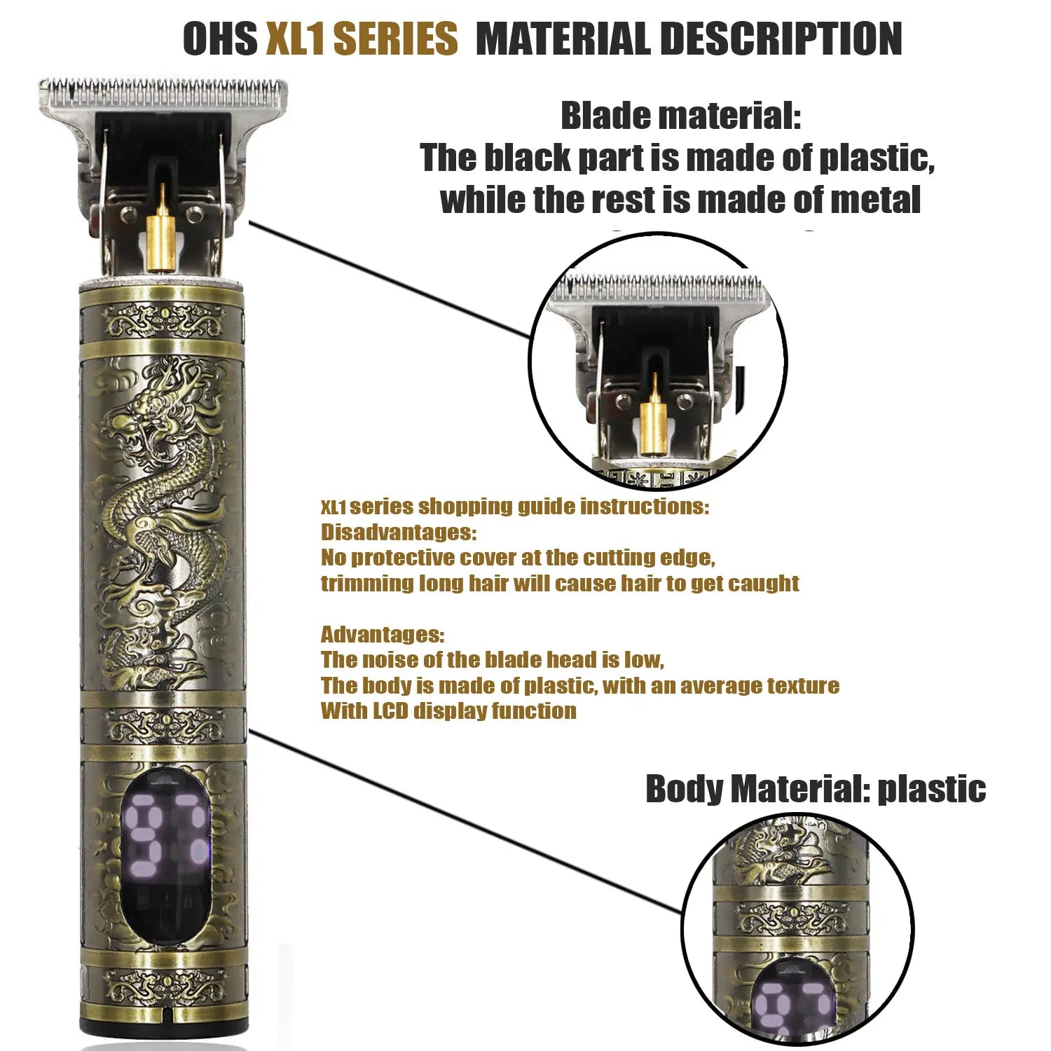 Barber Grade Precision! T9 Rechargeable Hair Clipper – 0mm Shaver, Titanium Alloy Blade for Beard, Body & Haircut