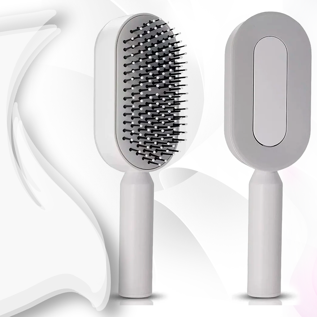 Self-Cleaning Scalp Massage Hair Brush – 3D Air Cushion Detangling Comb