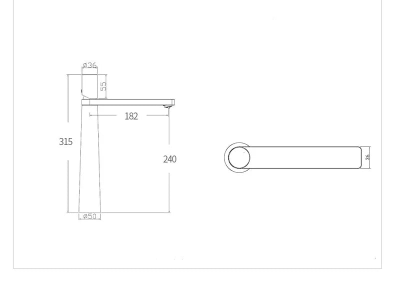 Brushed Gold Solid Brass Bathroom Basin Faucet – Premium Hot & Cold Mixer Tap